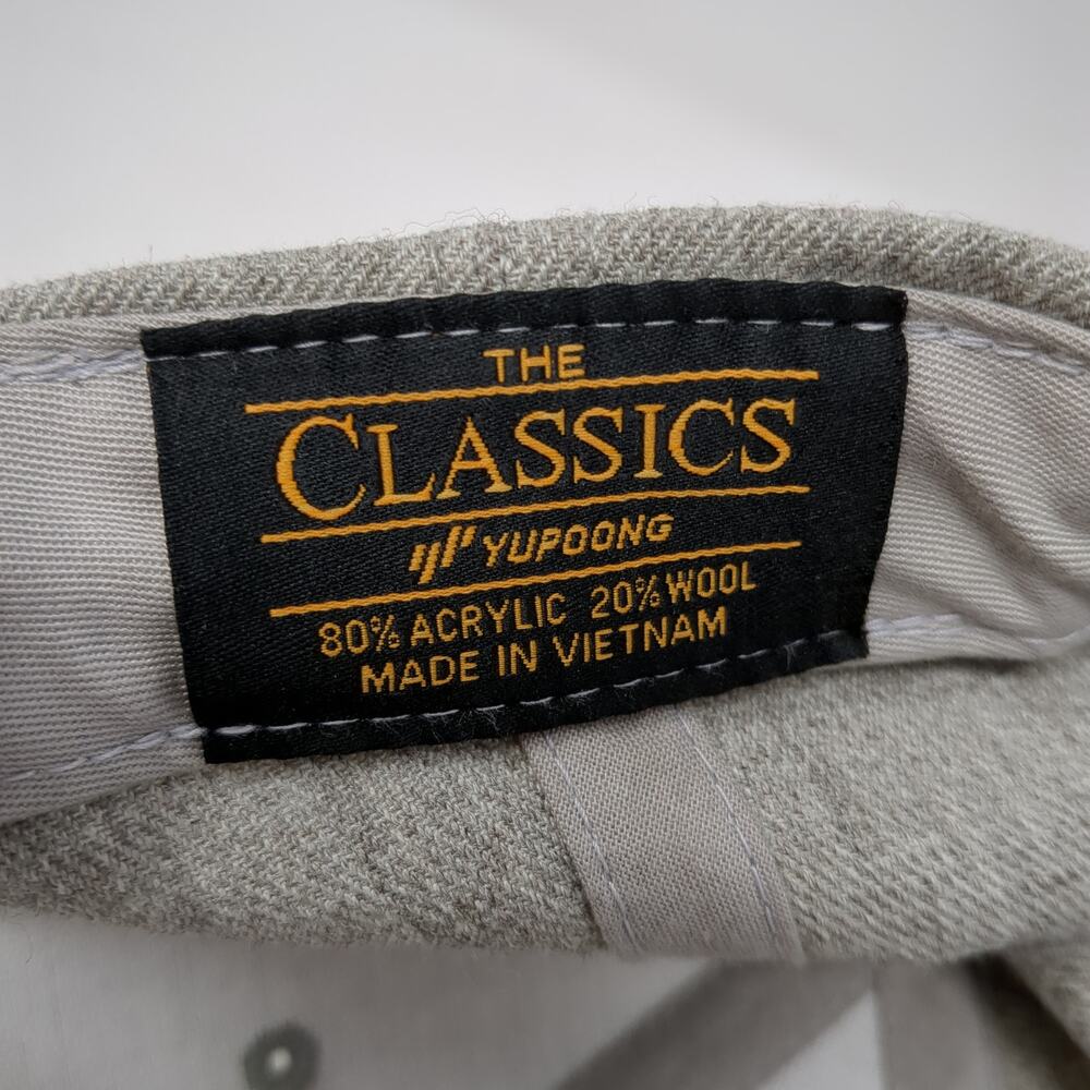 Ptsd Snapback Hat Gray One Size Solid Adjustable … - image 8